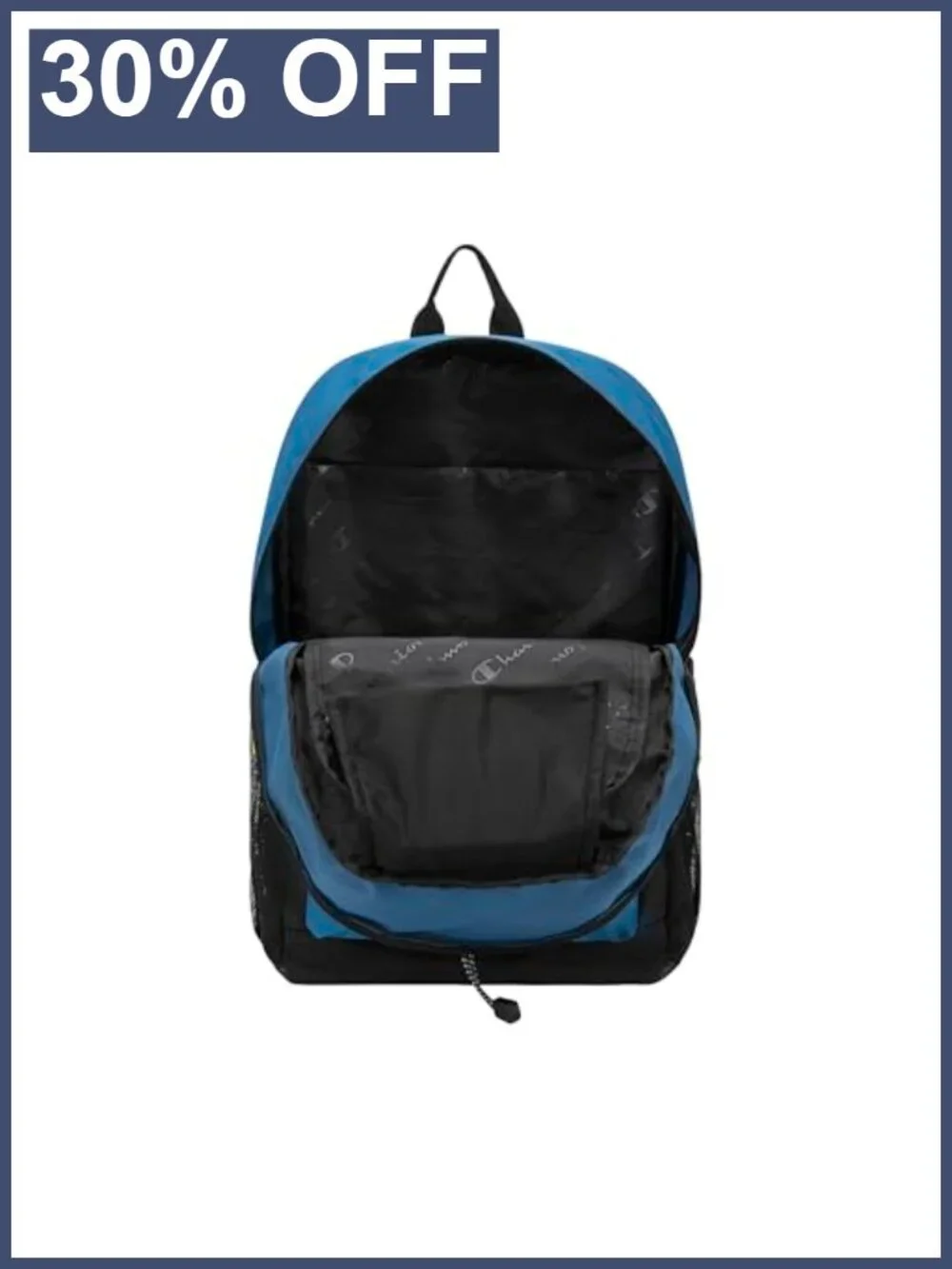 Kids Bungee Backpack with Padded Straps, Water Bottle Pocket, Carry Handle